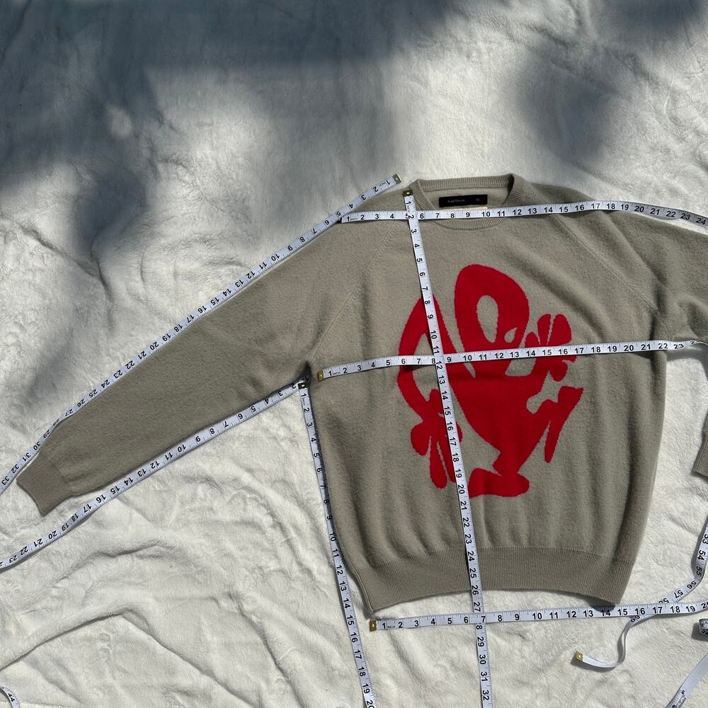 Frenckenberger x Richie Hawtin Plastikman Boyfriend Sweater Sz XS 100% Cashmere - Picture 9 of 16